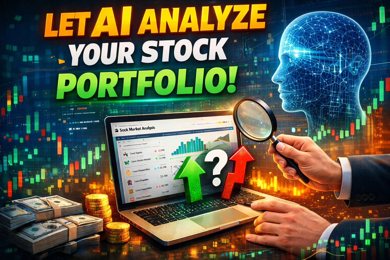 AI portfolio analysis infographic