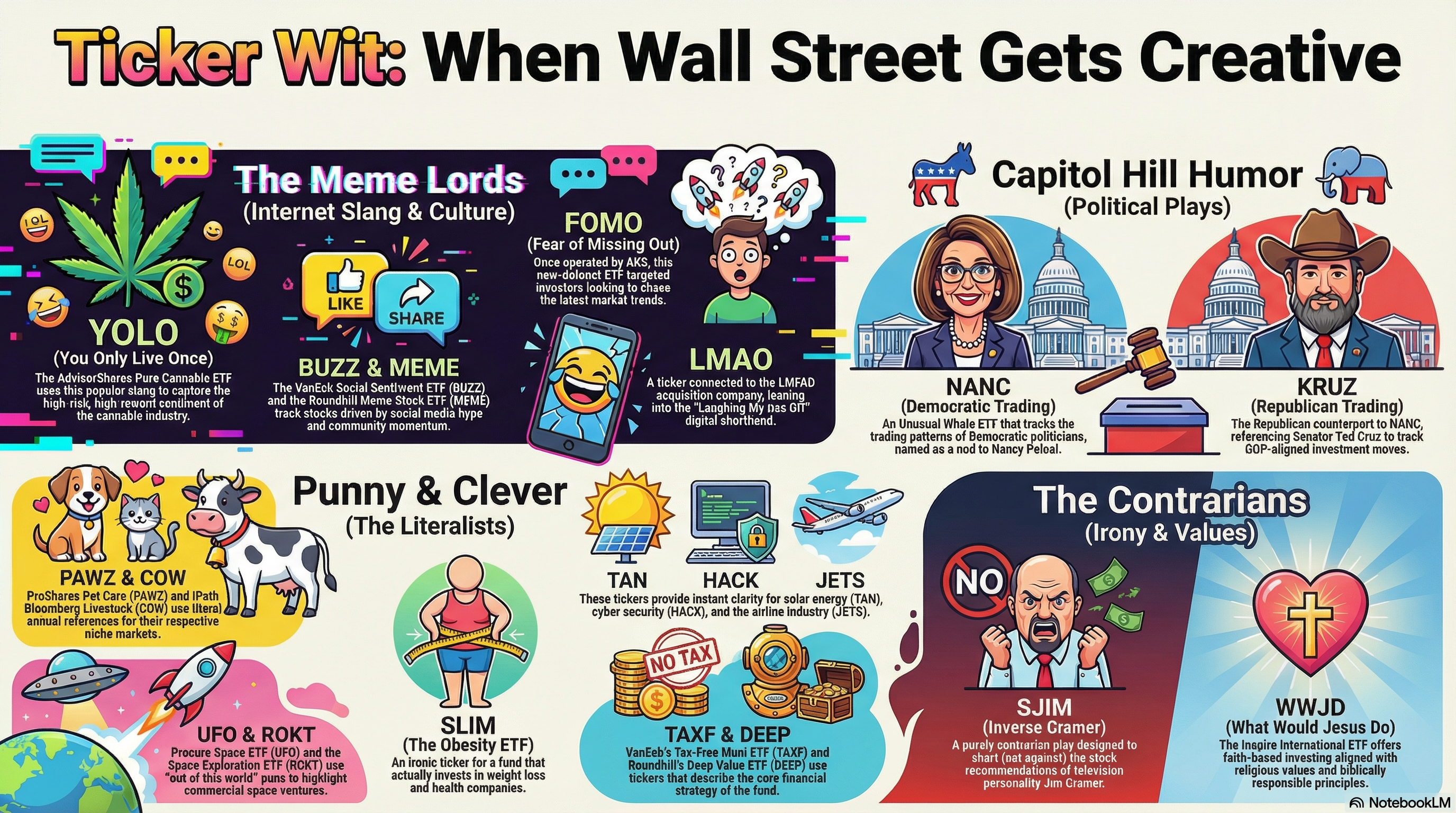 Ticker wit infographic