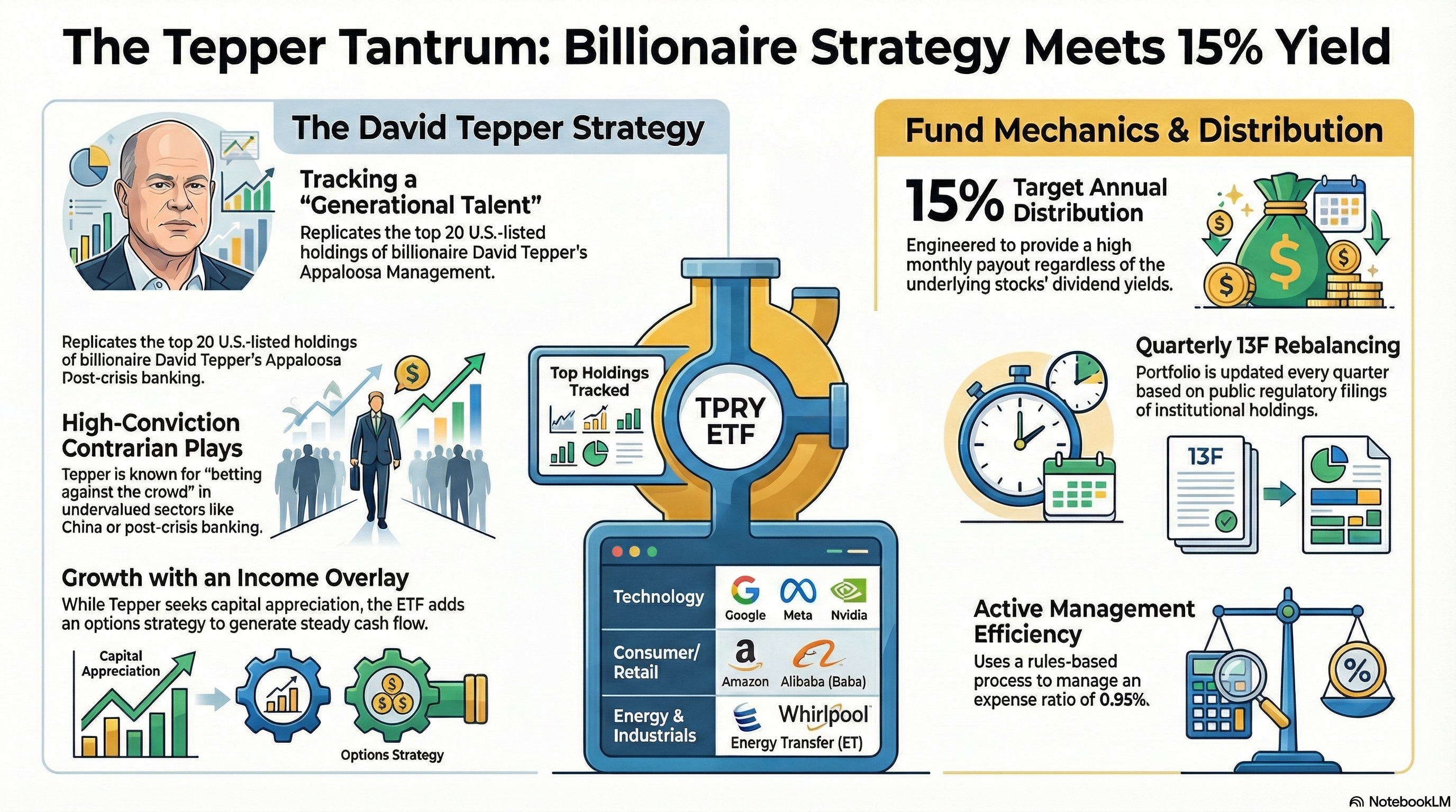 Infographic illustrating the TPRY Billionaire Blueprint strategy