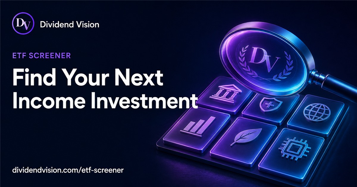Distributed Filter ETF Screener — Filter Dividend ETFs by Yield, Safety & Cost