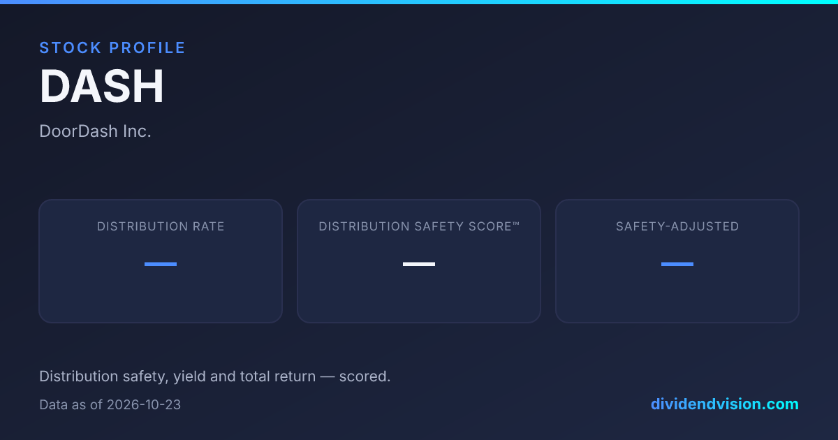 DASH — DoorDash Inc. | Dividend Vision